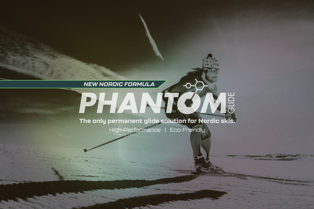 Ne Nordic Formula. PHANTOM. The only permanent glide solution for Nordic skis. High-Performance, Eco-Friendly. 